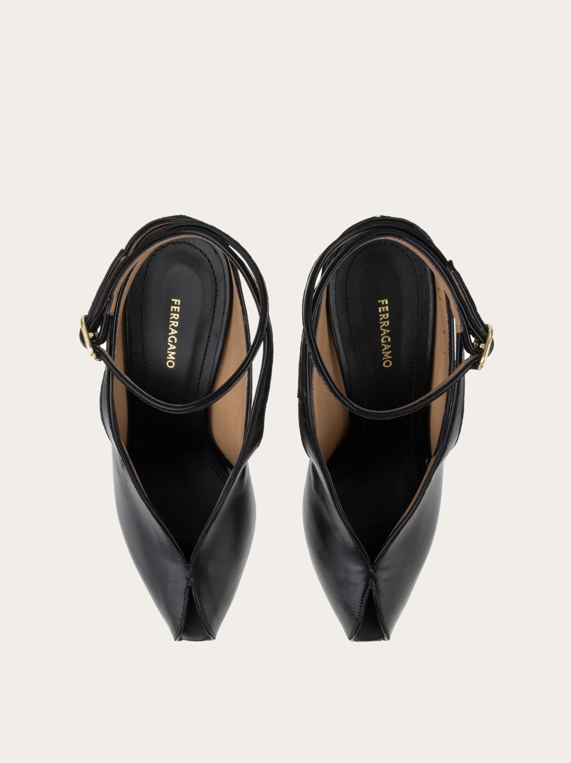 Ferragamo Peep toe wedge sandal - Image 6